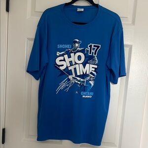 Blue Shohei Ohtani Graphic T-Shirt